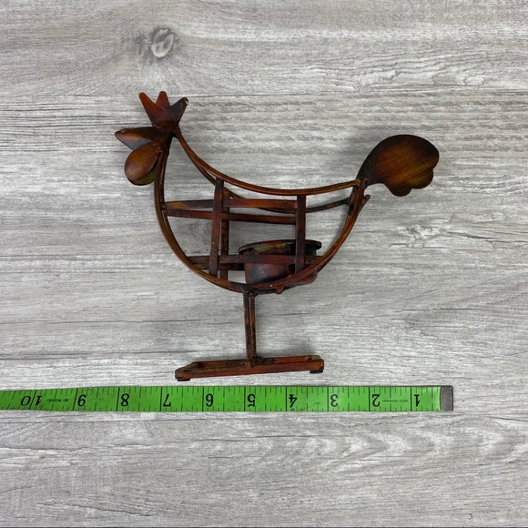 Accents Vintage Metal Rooster Candle Holder Poshmark